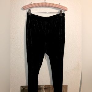 Crushed velvet leggings